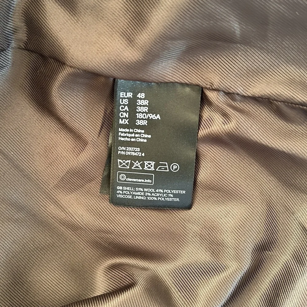 H&M Overcoat (38 R) - Picture 6 of 6
